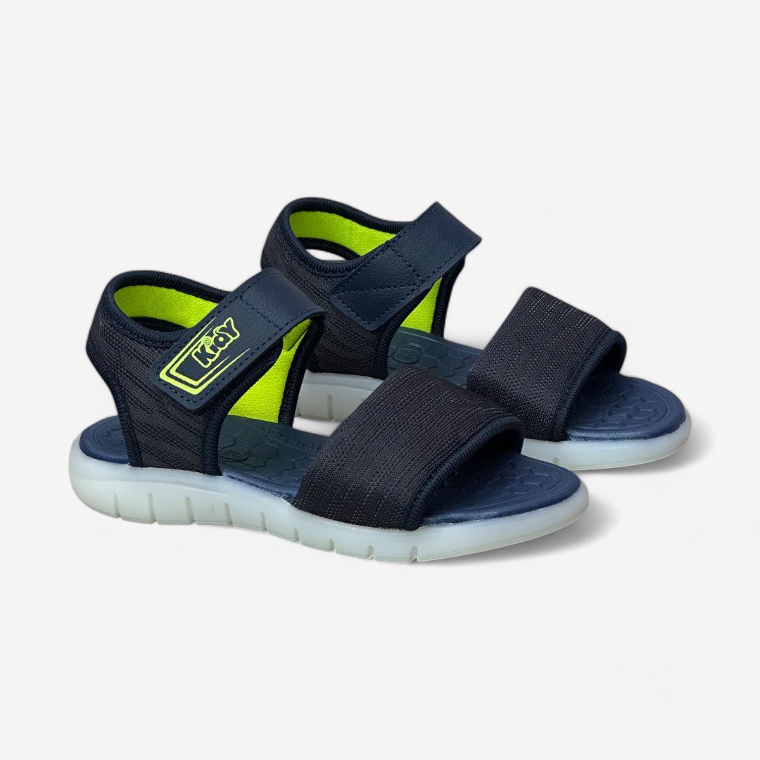 Sandália Papete Kidy com Luz Masculina Infantil Azul 3