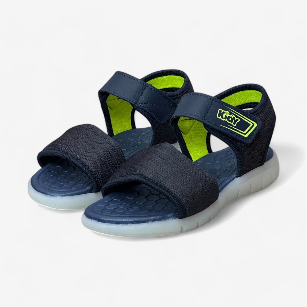 Sandália Papete Kidy com Luz Masculina Infantil Azul 4