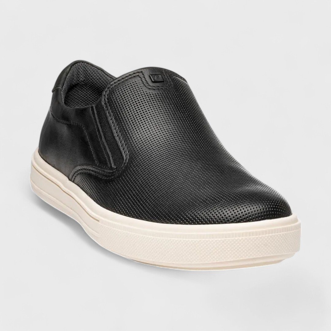 Tênis Casual Pegada Masculino em Couro Slip On 111504 Preto 2