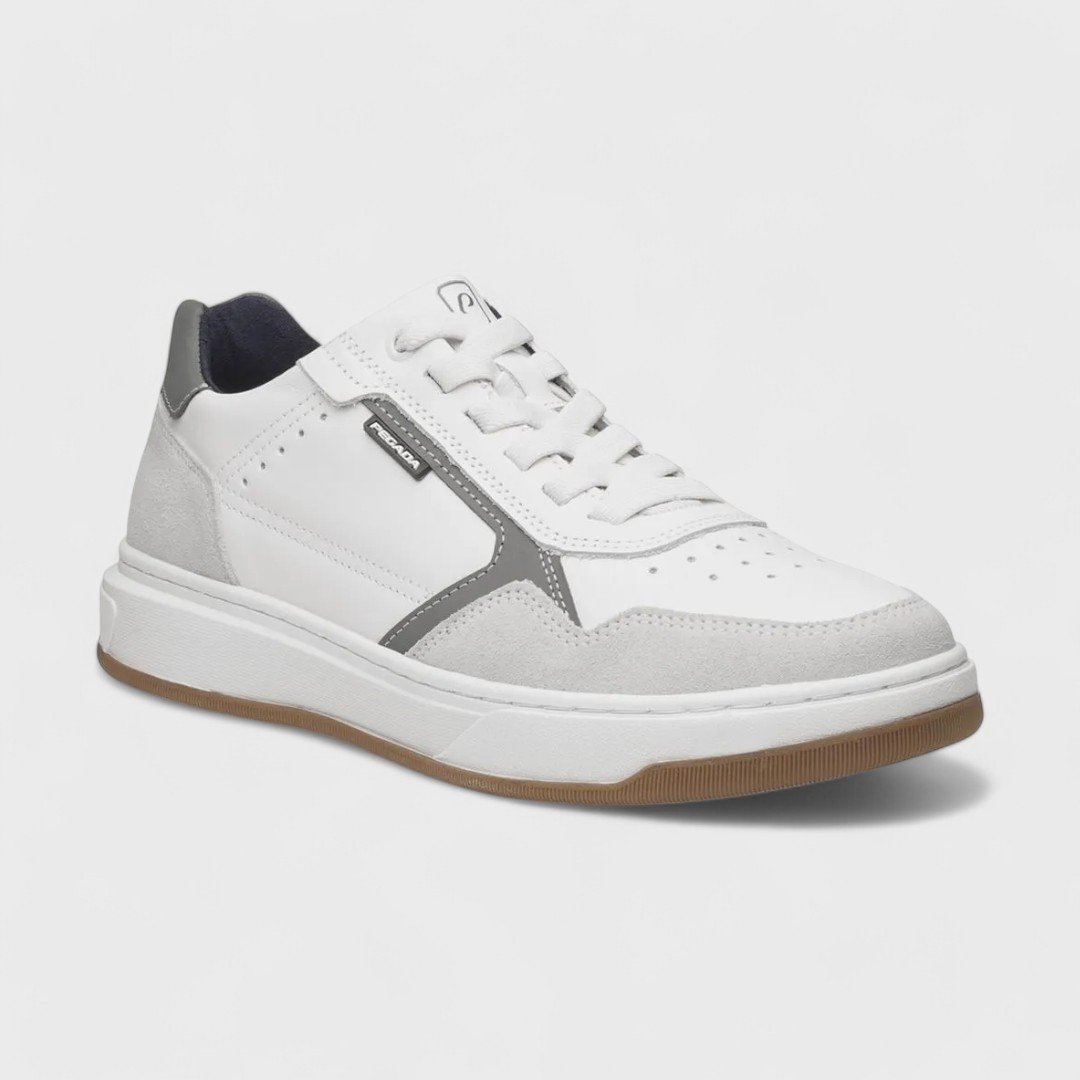 Tênis Casual Pegada Masculino em Couro 111704 Branco 2