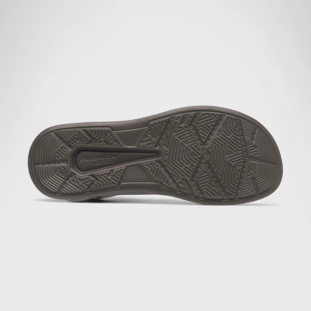 Chinelo Pegada Masculino em Couro 134103 Marrom 4