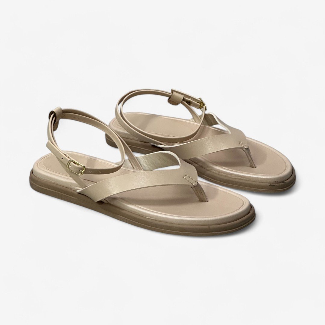 Sandália Rasteira Papete Raquel Dias Feminina 2