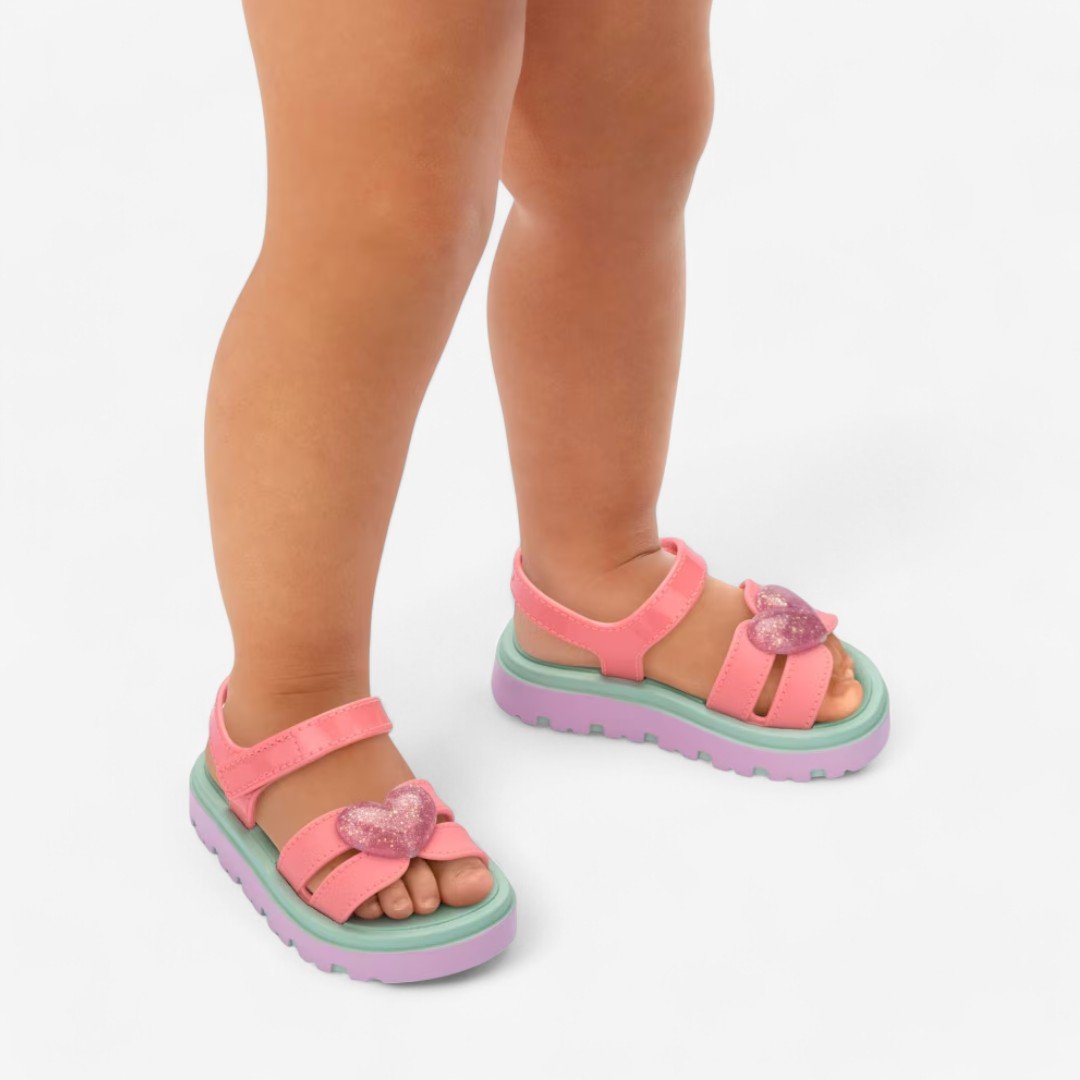 Sandália Zaxy Nina Daily Love Baby Feminina Rosa 2