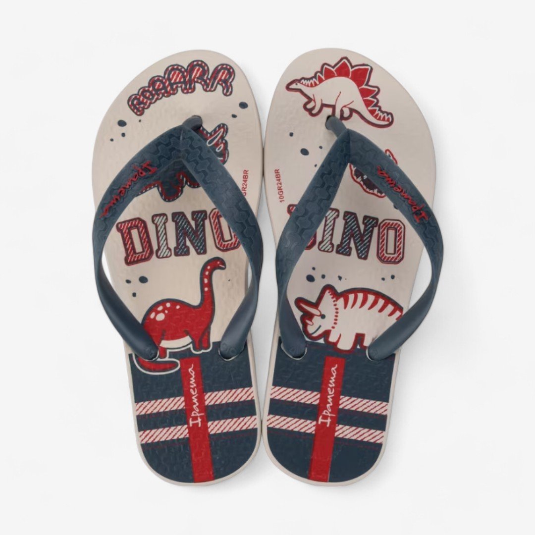 Chinelo Ipanema Fantasia Masculino Infantil Bege 2