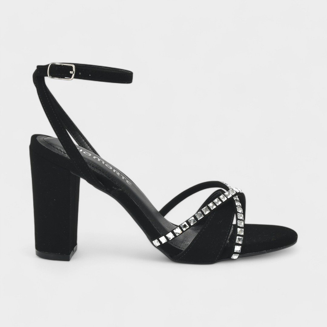 Sandália Via Marte Salto Alto Feminina Preto 3