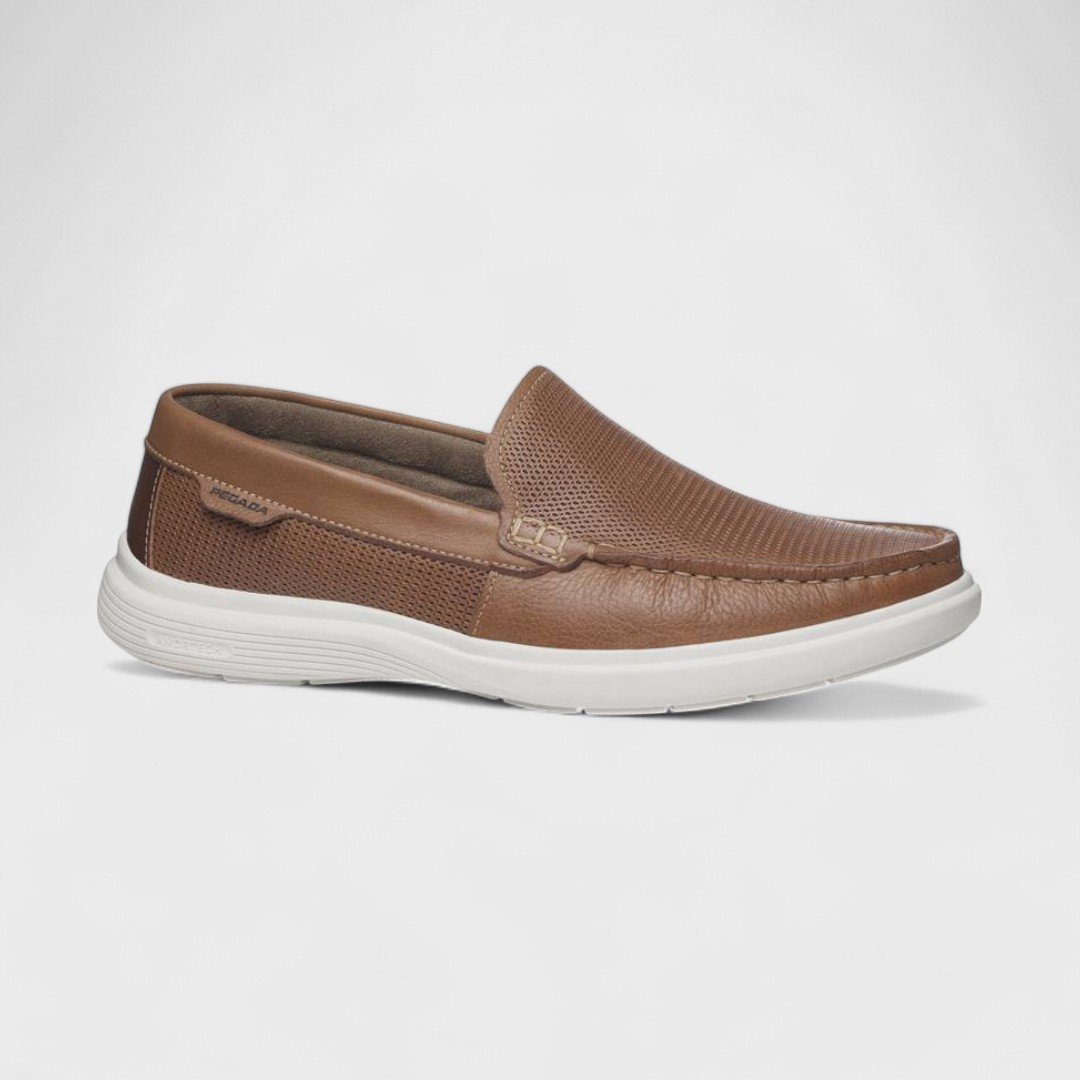 Sapatilha Drive Pegada Masculino em Couro 142202 Marrom 2