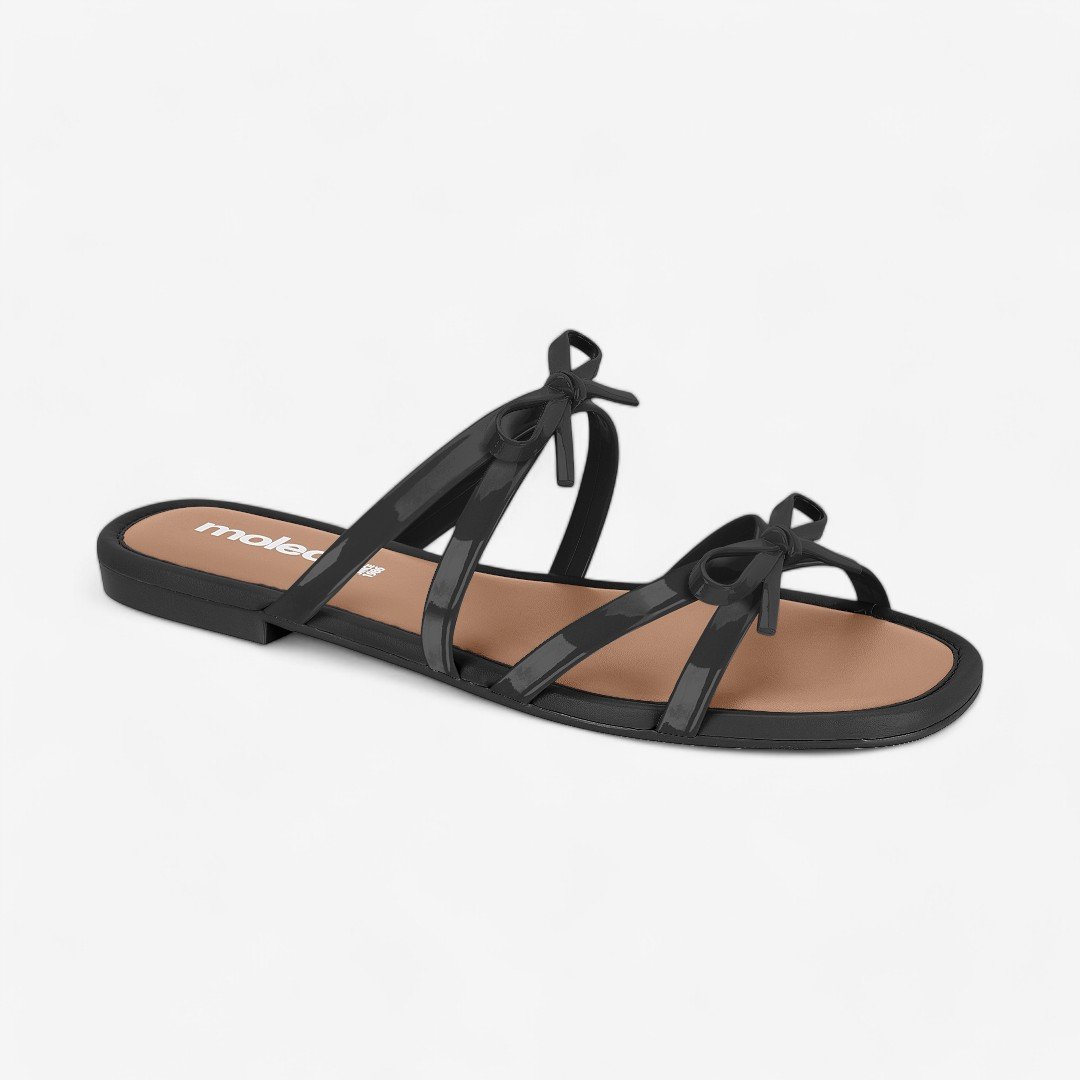 Chinelo Slide Moleca Feminino Preto 2