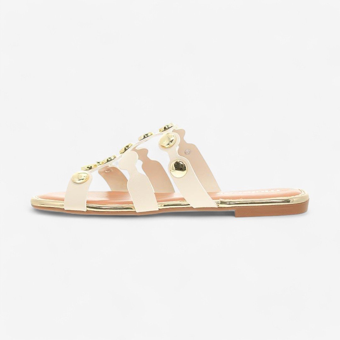 Chinelo Slide Moleca Feminino Branco 4