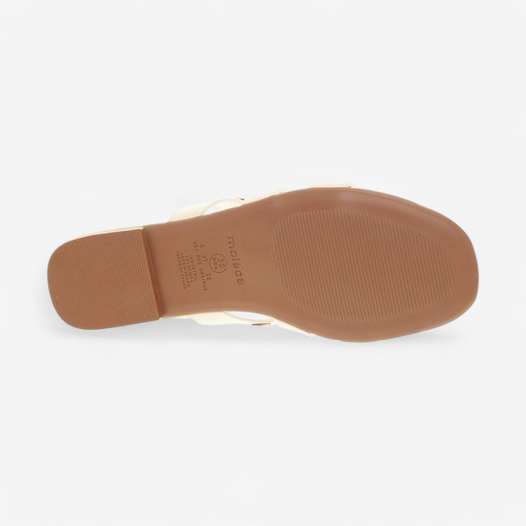 Chinelo Slide Moleca Feminino Branco 7
