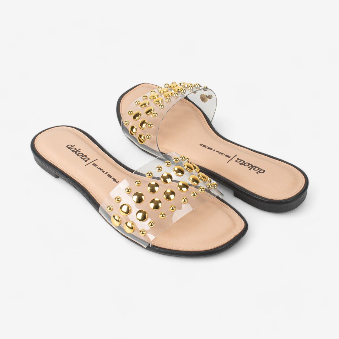 Chinelo Slide Dakota Feminino Bege 2