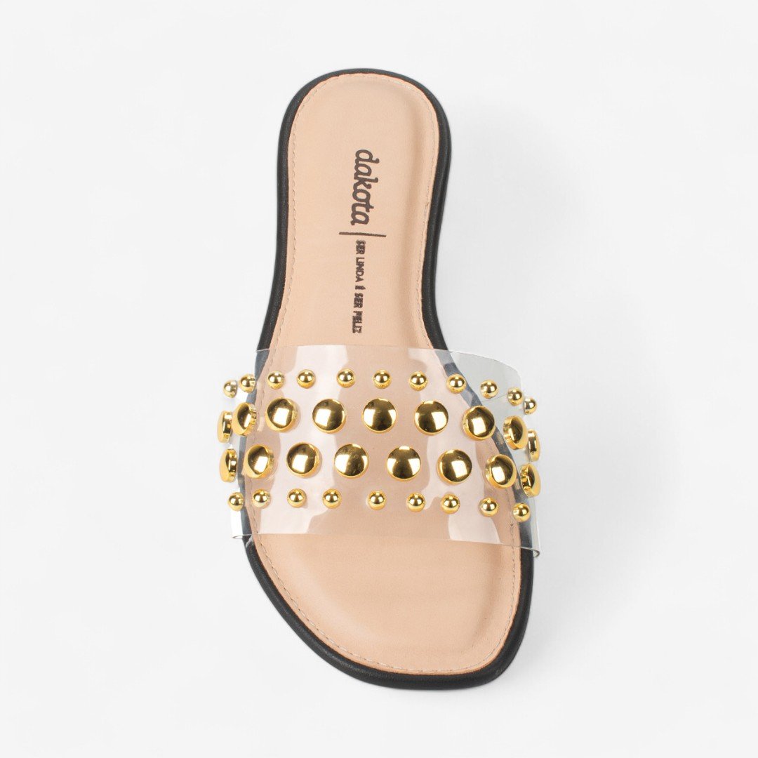 Chinelo Slide Dakota Feminino Bege 8