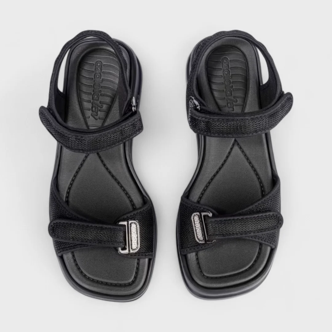 Sandália Papete Azaléia Vera Soft Feminina Preto 4