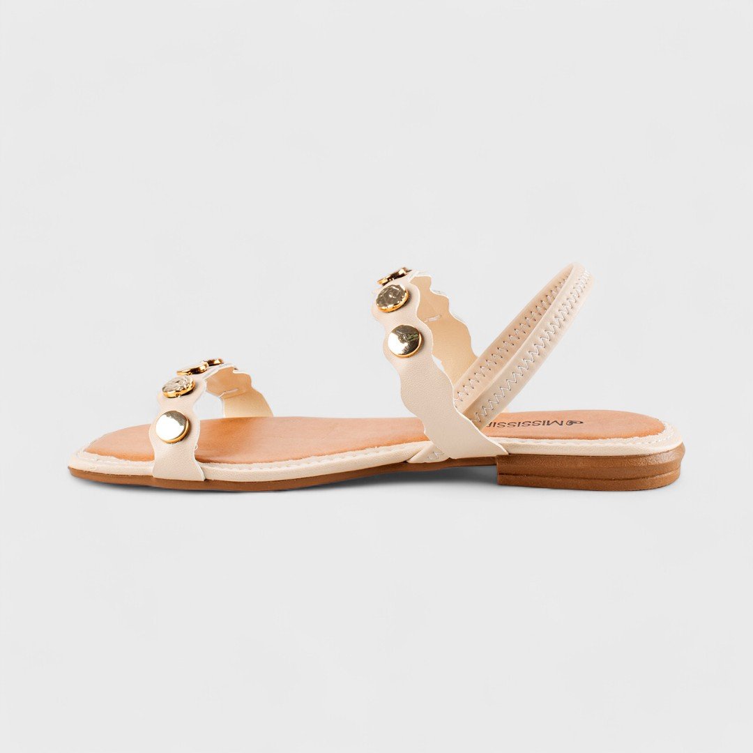 Sandália Mississipi Rasteira Feminina Branco 3