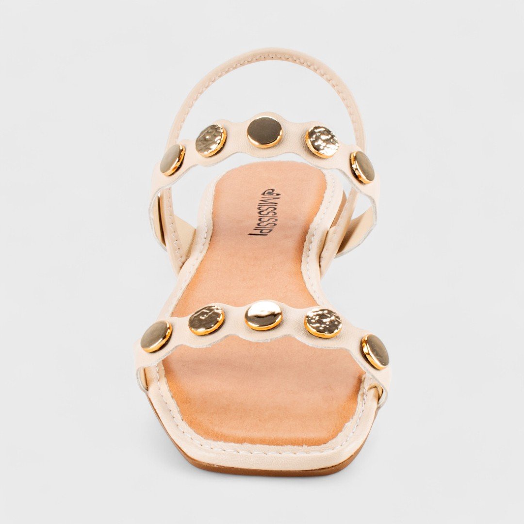 Sandália Mississipi Rasteira Feminina Branco 6