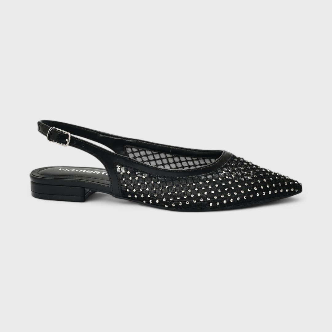 Sapatilha Mule Via Marte Feminina Preto 4