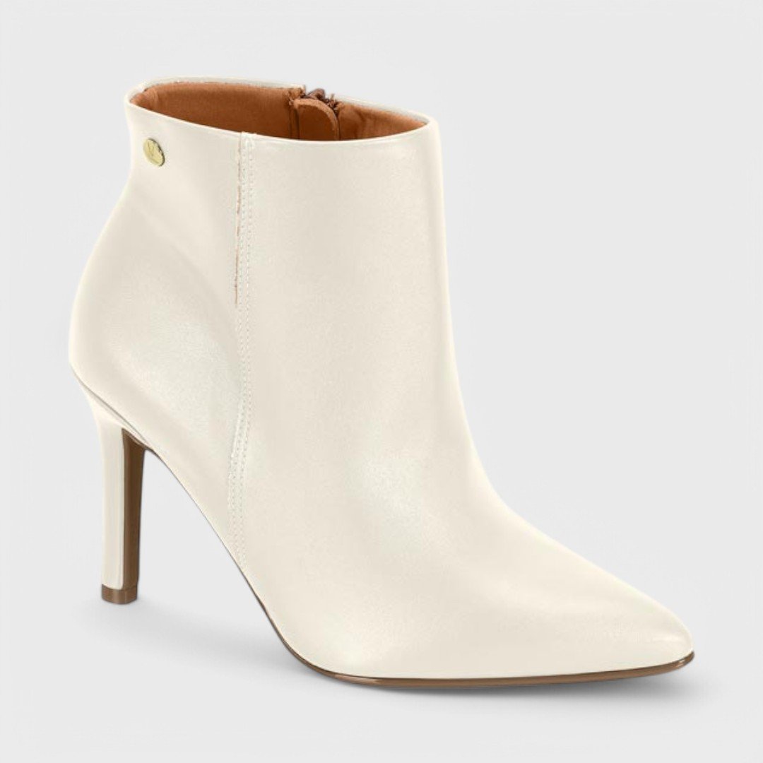 Bota Vizzano Feminina Salto Alto 3049.219 Branco 1