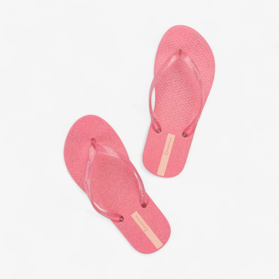Chinelo Ipanema Glitter Feminino Infantil Rosa 2