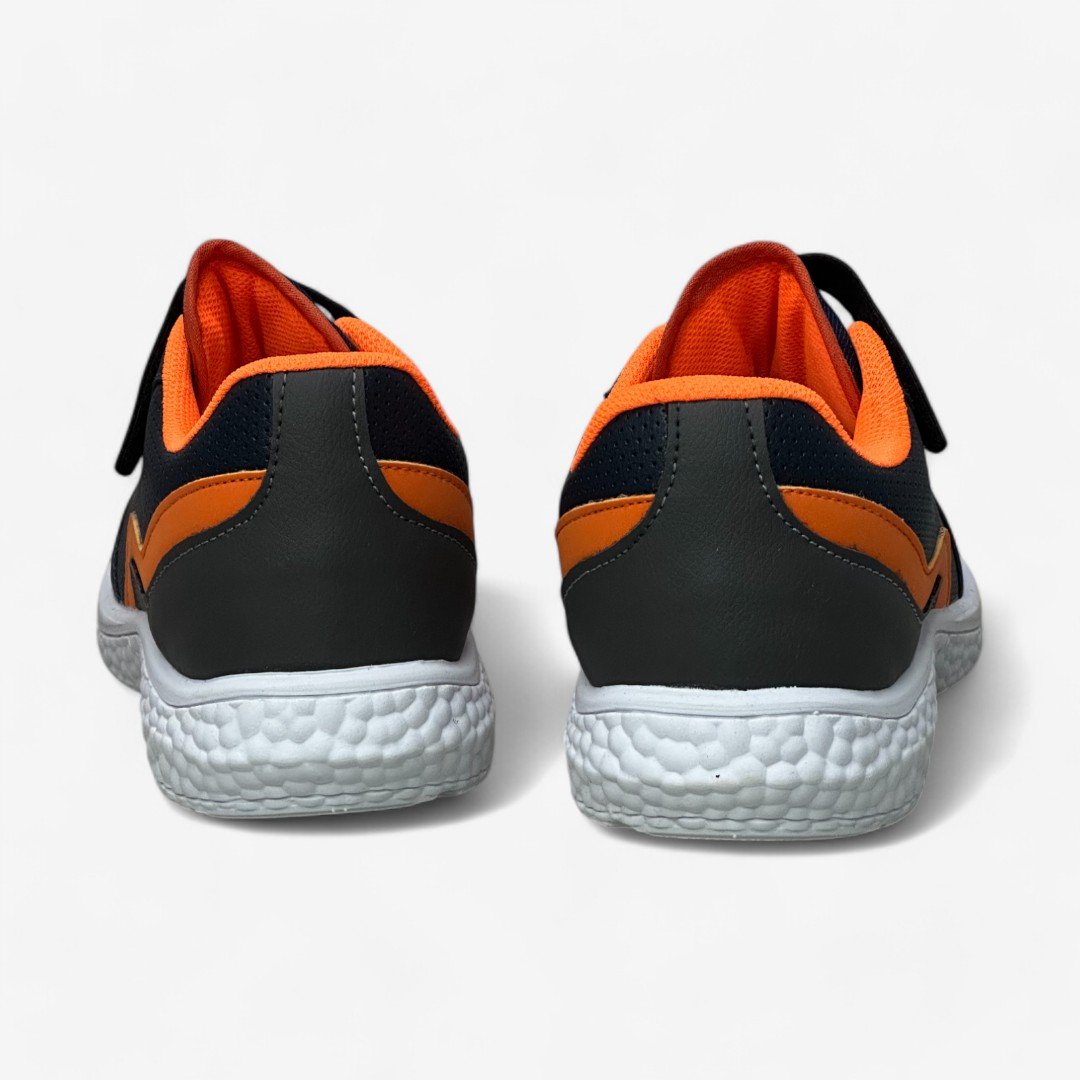 Tênis Via Vip Masculino Infantil Marinho/Laranja 3