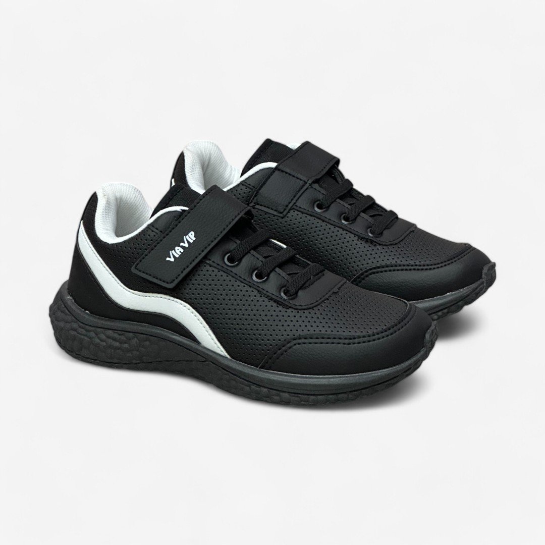 Tênis Via Vip Masculino Infantil Preto 2