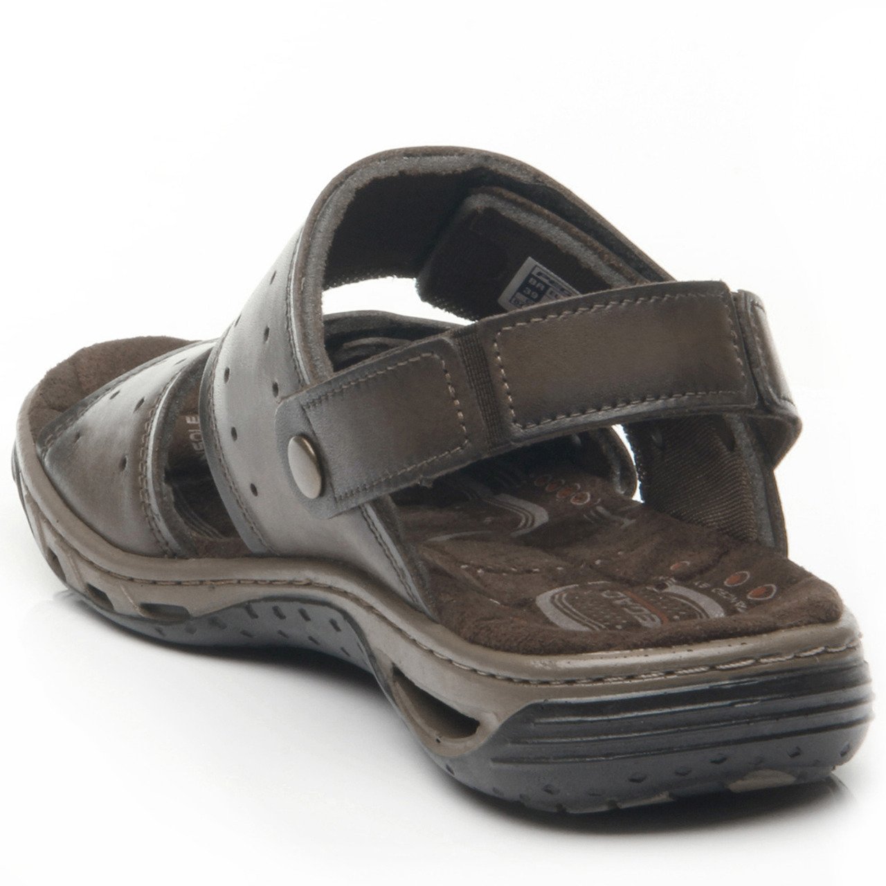 Sandália Pegada Masculina em Couro 131668 Marrom 5