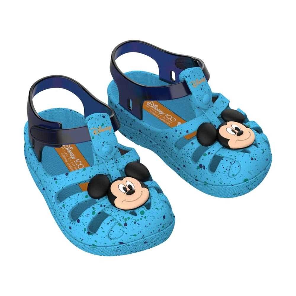 Sandália Baby Disney Magic Aranha 22303 Azul/Verde/Amarelo 2