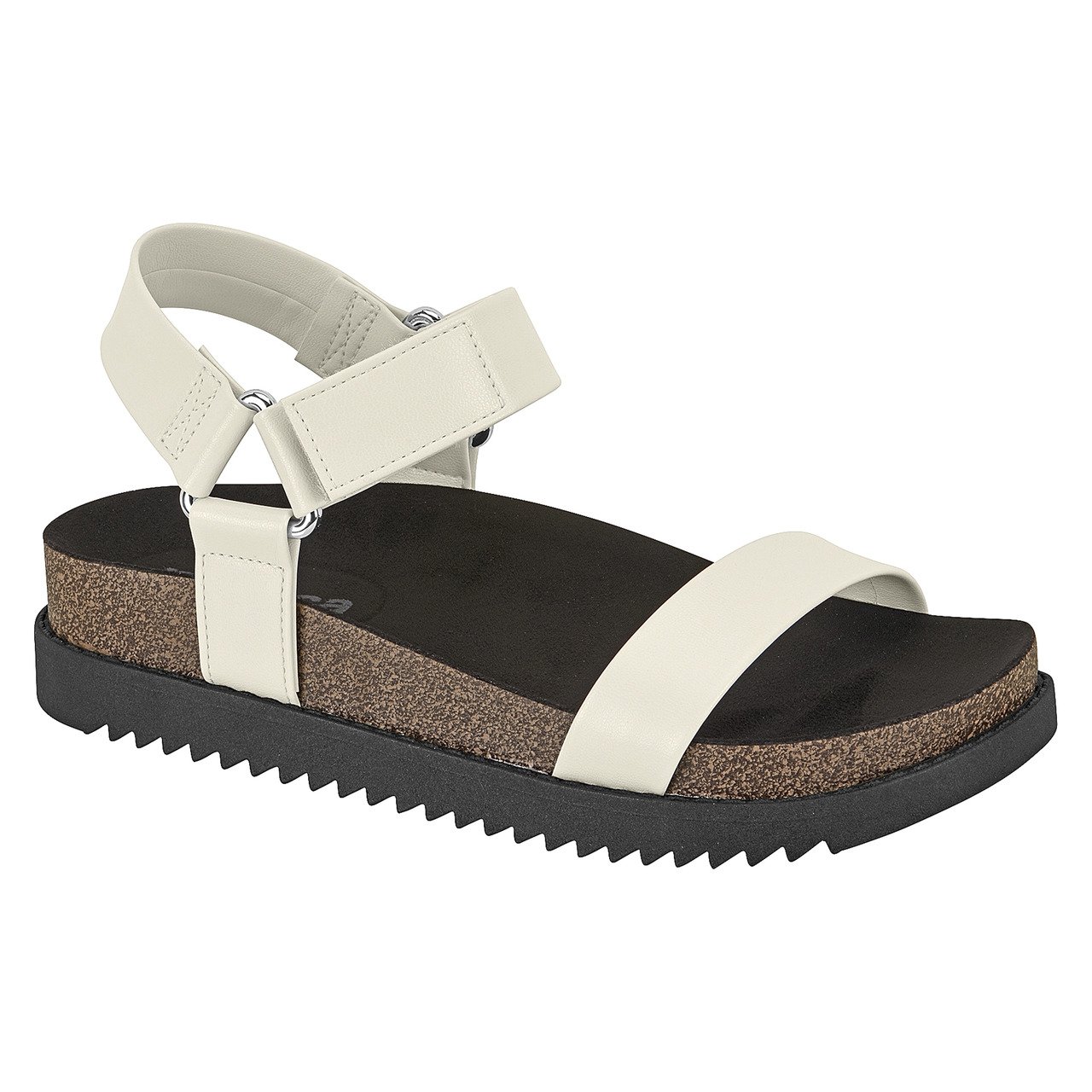 Sandália Moleca Papete Feminina 5500.101 Branco 4