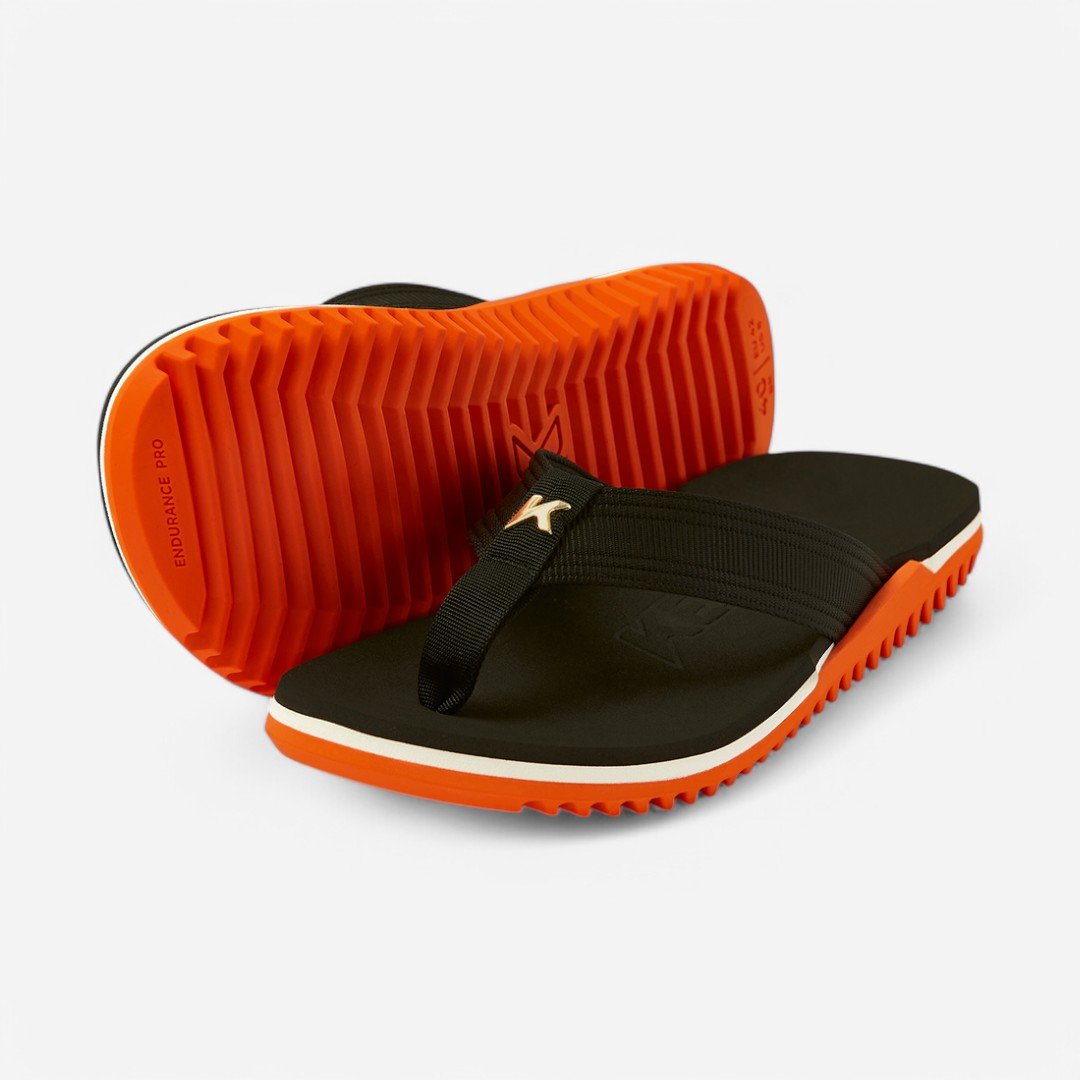 Sandália Kenner Nk6 Pro Laranja Preto/Laranja/Branco 2