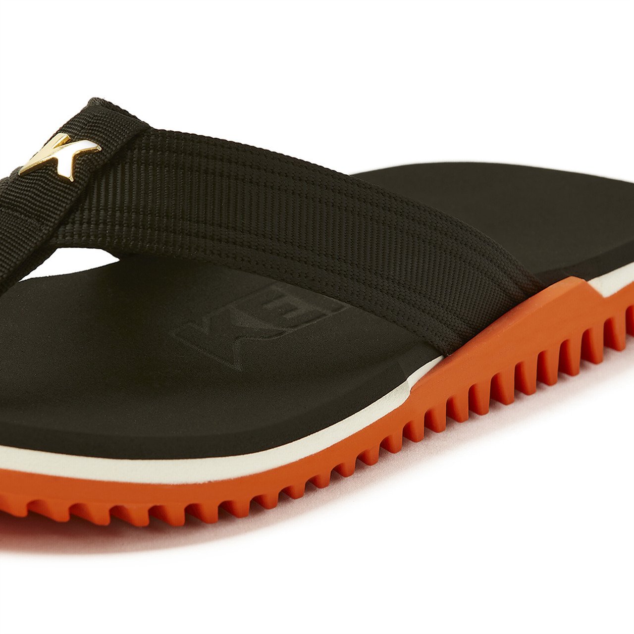 Sandália Kenner Nk6 Pro Laranja Preto/Laranja/Branco 3