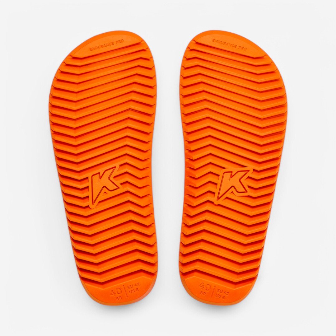 Sandália Kenner Nk6 Pro Laranja Preto/Laranja/Branco 4