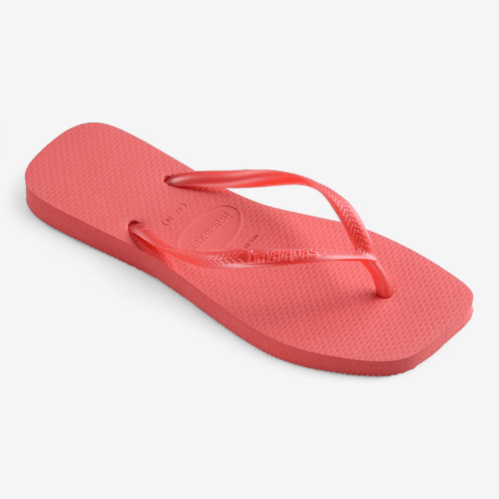Chinelo Havaianas Slim Square Coral Tropical 2