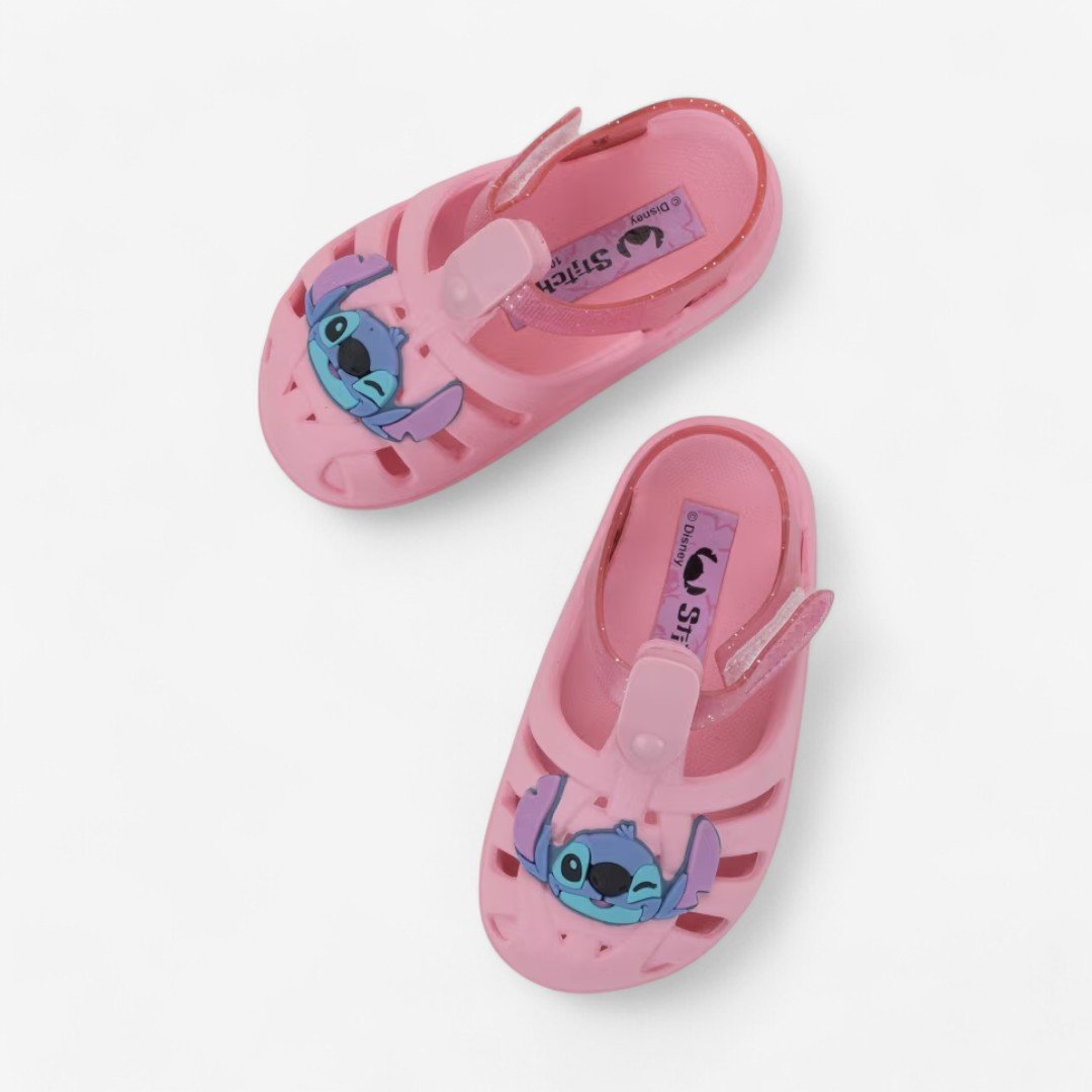 Sandália Disney Magic Babuche Feminina Infantil Rosa 2