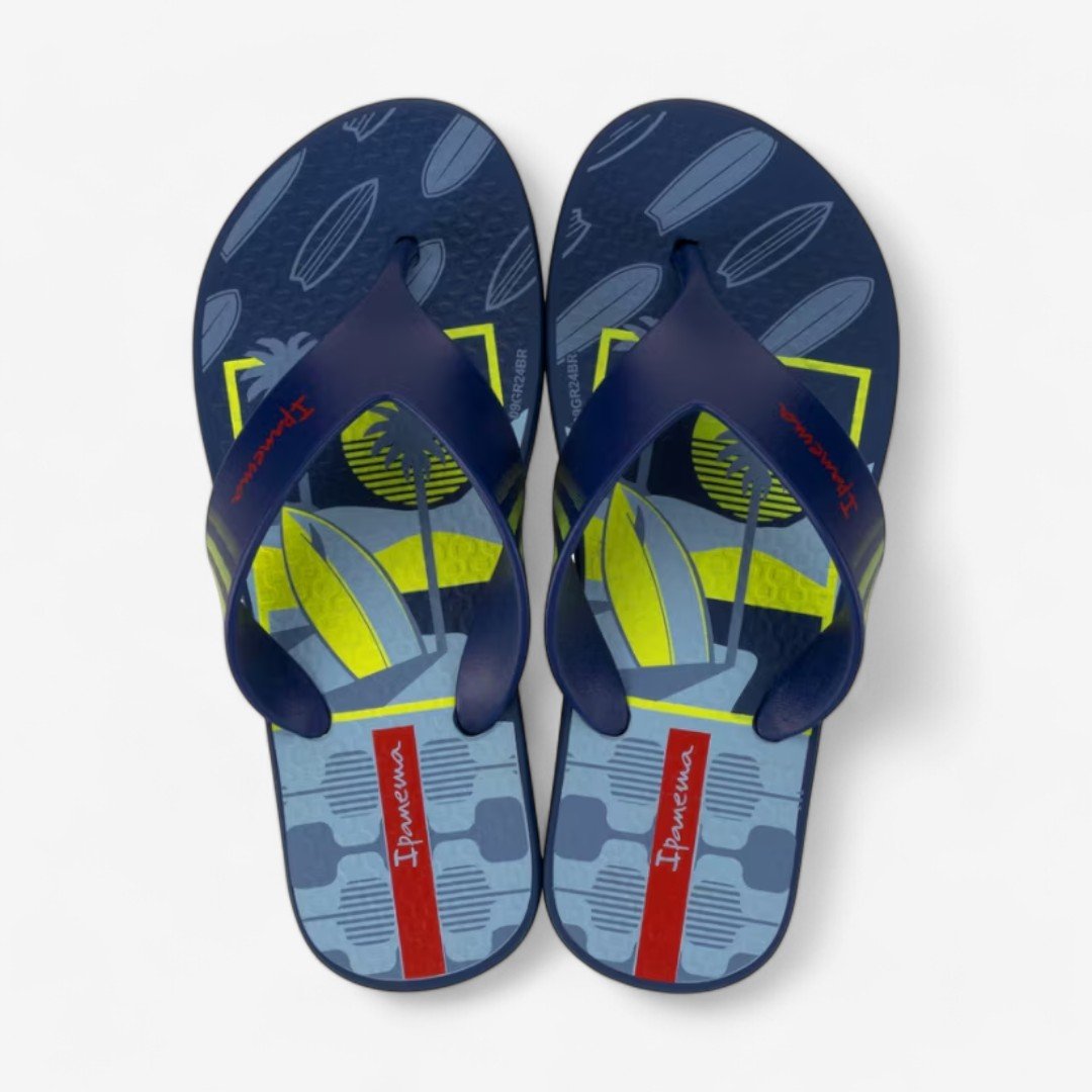 Chinelo Ipanema Deck City Masculino Infantil Azul 2