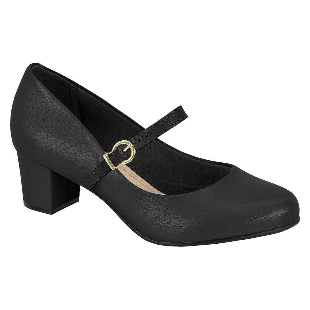 Sapato Beira Rio Feminino Salto Baixo 4777.475 Preto 2