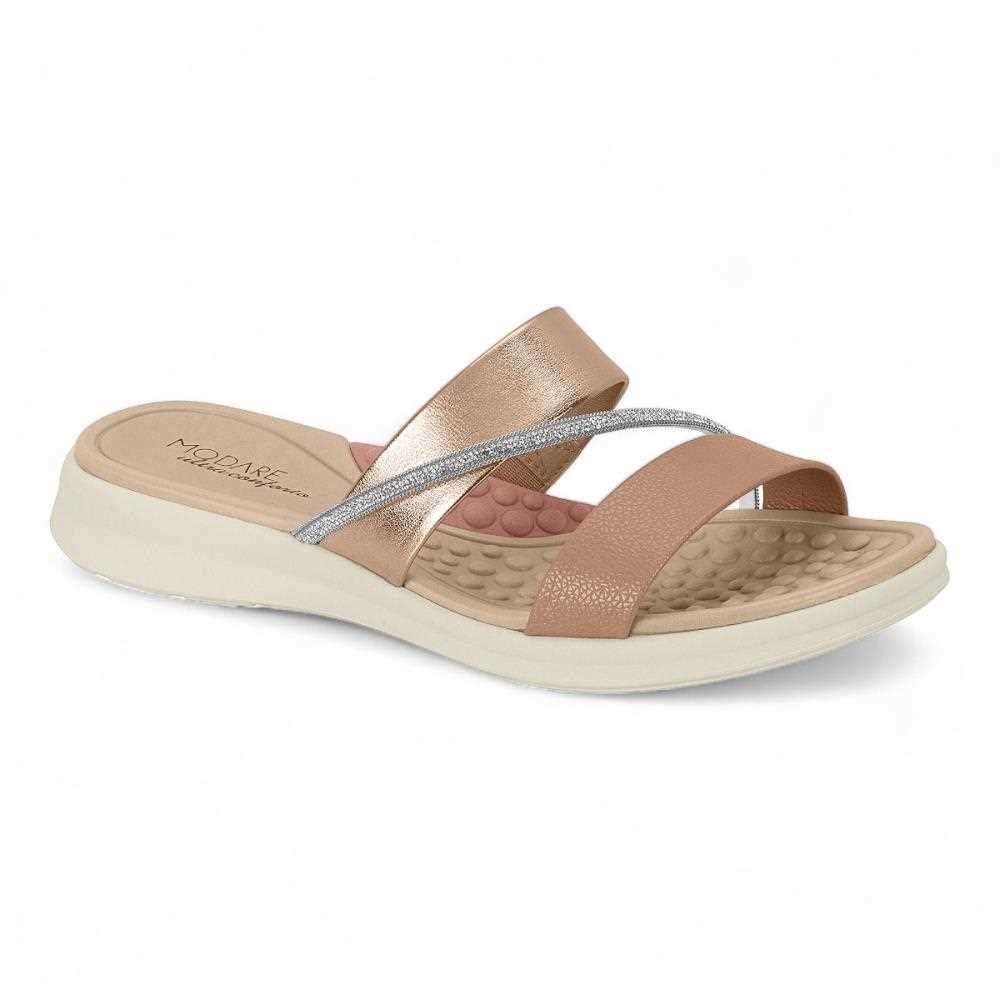 Chinelo Slide Modare Feminino 7174.115 Bege 2