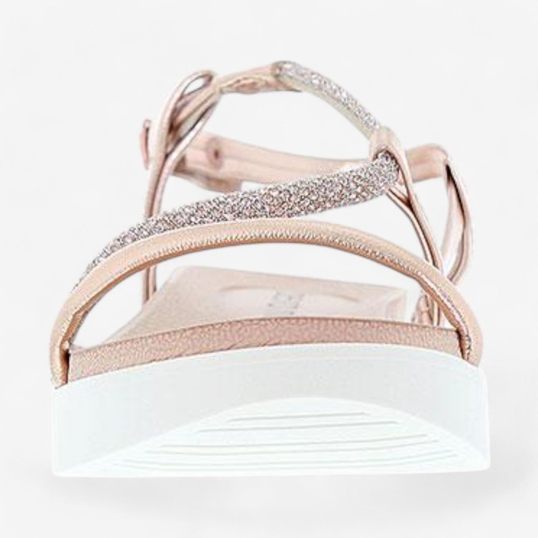Sandália Beira Rio Flatform Feminina Rosa 3