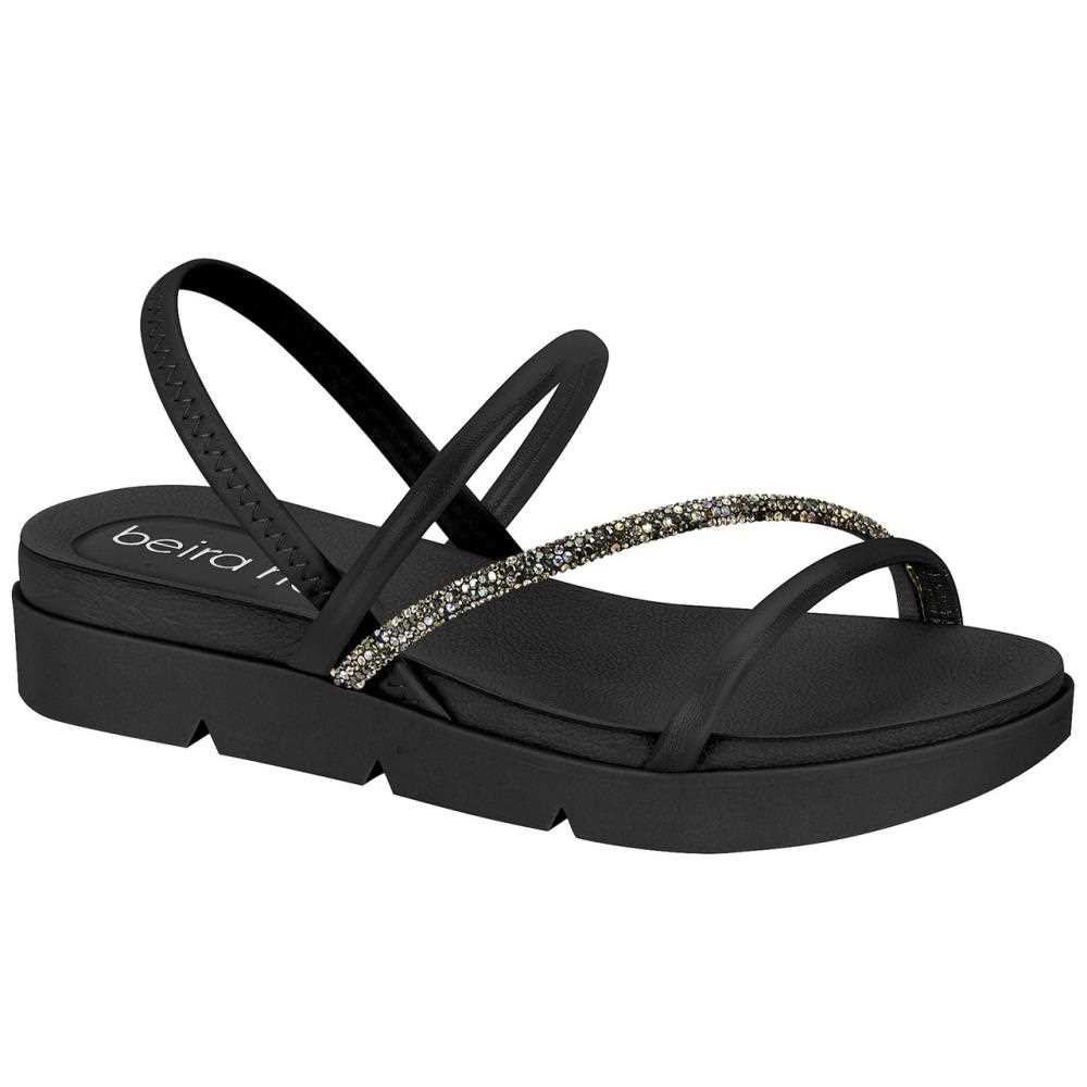 Sandália Beira Rio Papete Feminina 8387.530 Preto 2