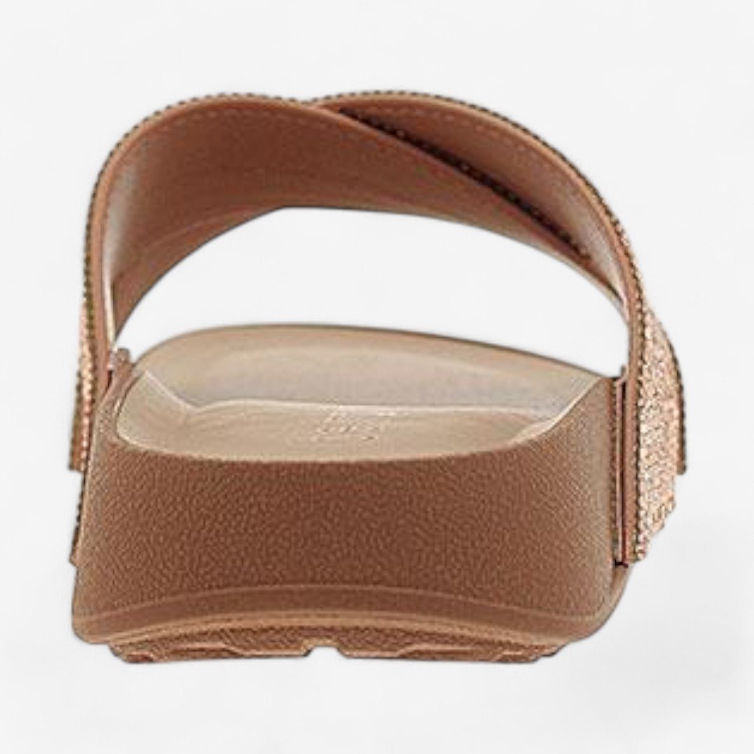 Chinelo Beira Rio Slide Feminino Marrom 4