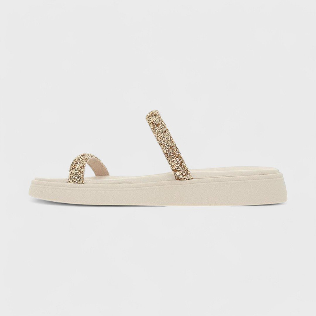 Chinelo Slide Moleca Feminino 5507.100 Dourado 2