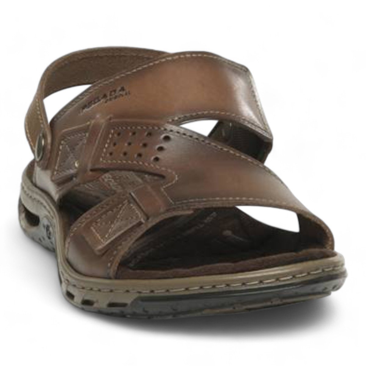 Sandália Pegada Masculina Couro 131662 Marrom 2