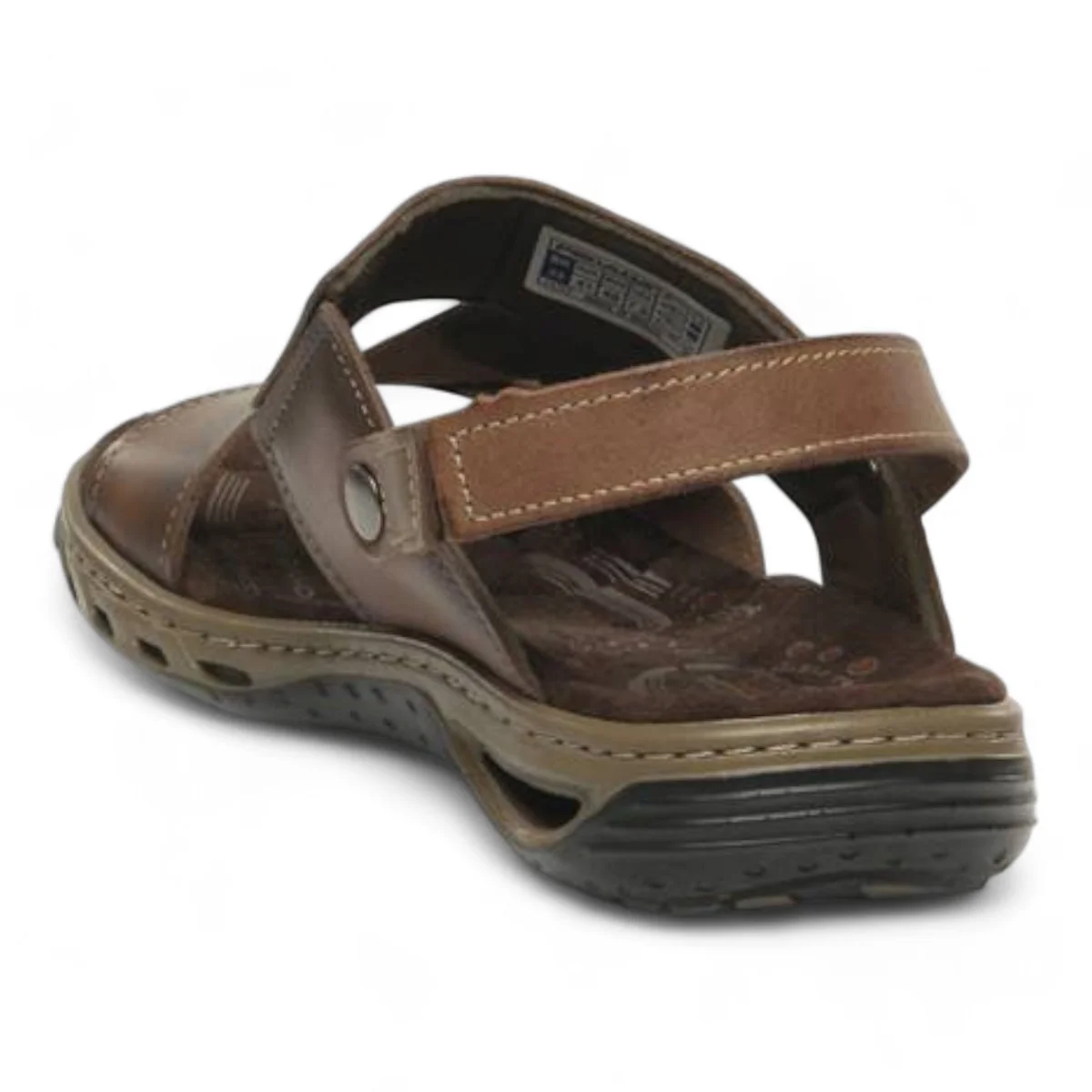 Sandália Pegada Masculina Couro 131662 Marrom 5