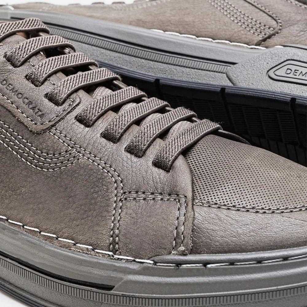 Sapatênis Democrata Masculino Couro Marrom 3