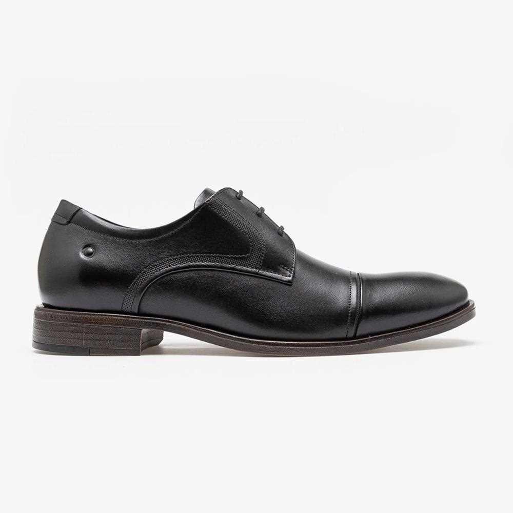 Sapato Democrata Masculino em Couro Preto 1