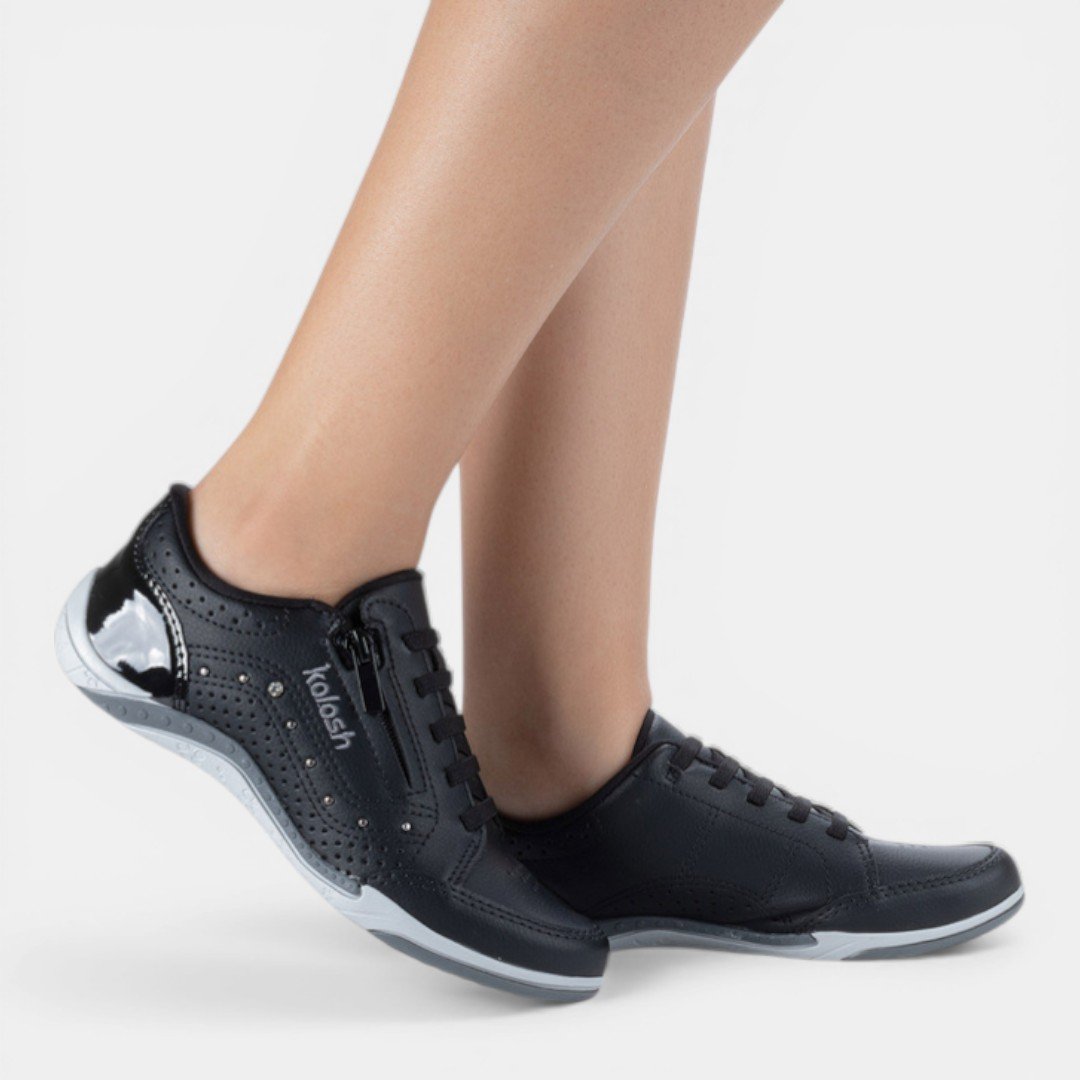 Tênis Kolosh Casual Feminino Preto 2