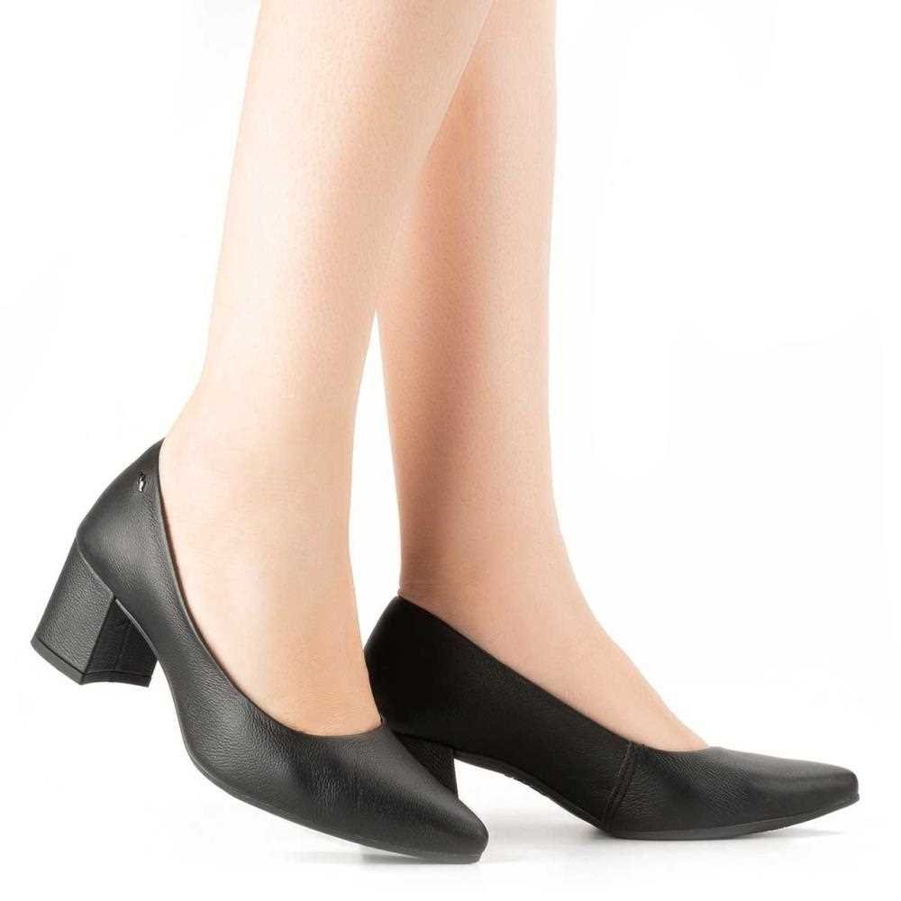 Sapato Scarpin Dakota Feminino Couro Preto 2