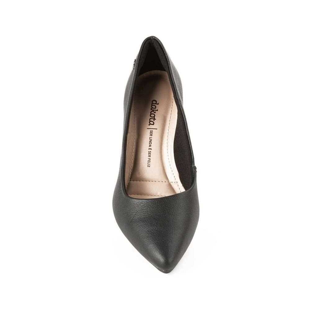 Sapato Scarpin Dakota Feminino Couro Preto 7