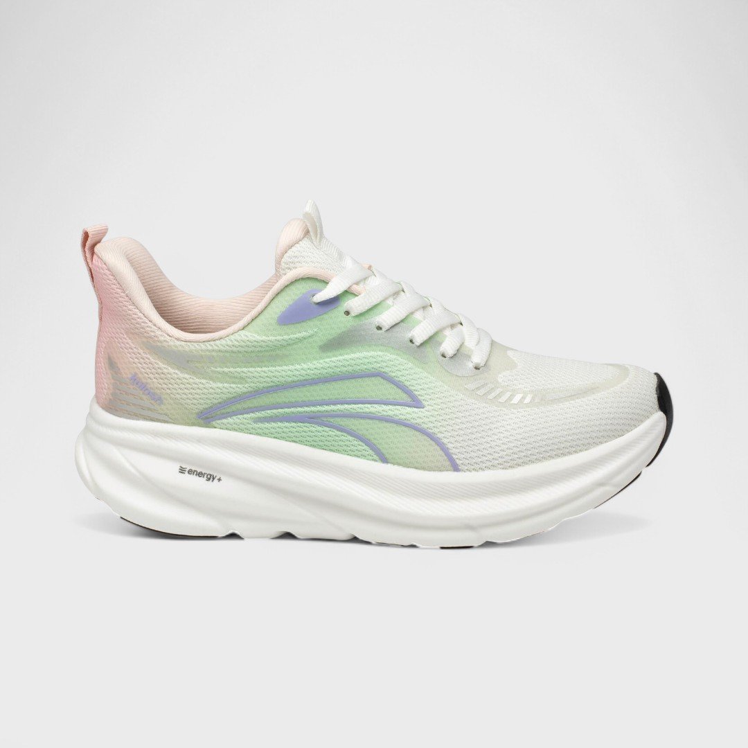 Tênis Kolosh Esportivo Feminino Branco/Verde 2