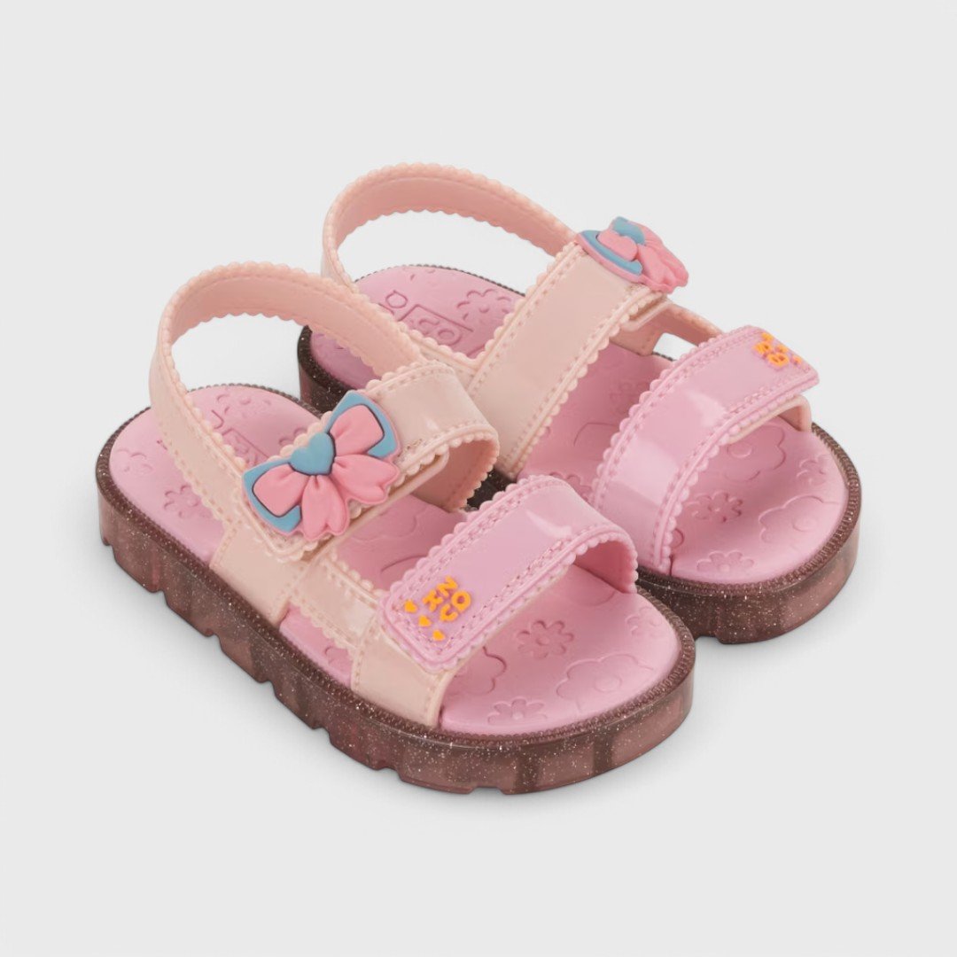 Sandália Zaxynina Fofinha Baby Infantil Rosa 2