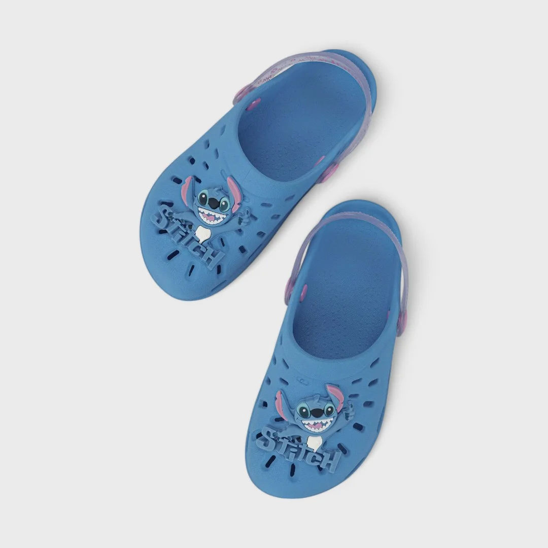 Babuche Disney Urban Stitch Grendene Kids Azul 2