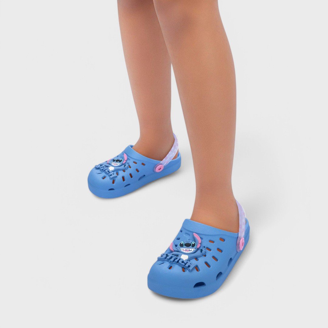Babuche Disney Urban Stitch Grendene Kids Azul 5
