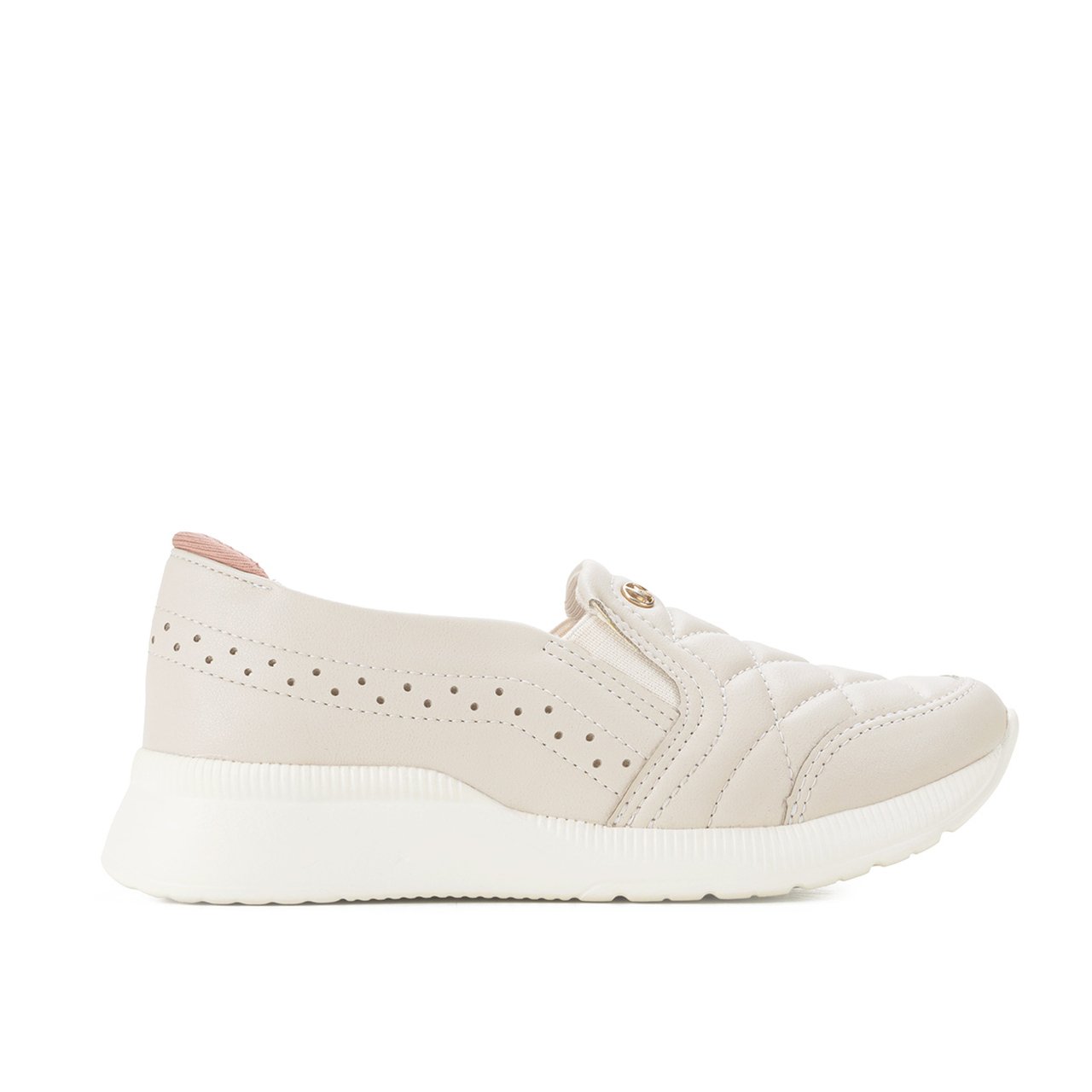 Tênis Kolosh Slip On Casual Feminino Branco 1